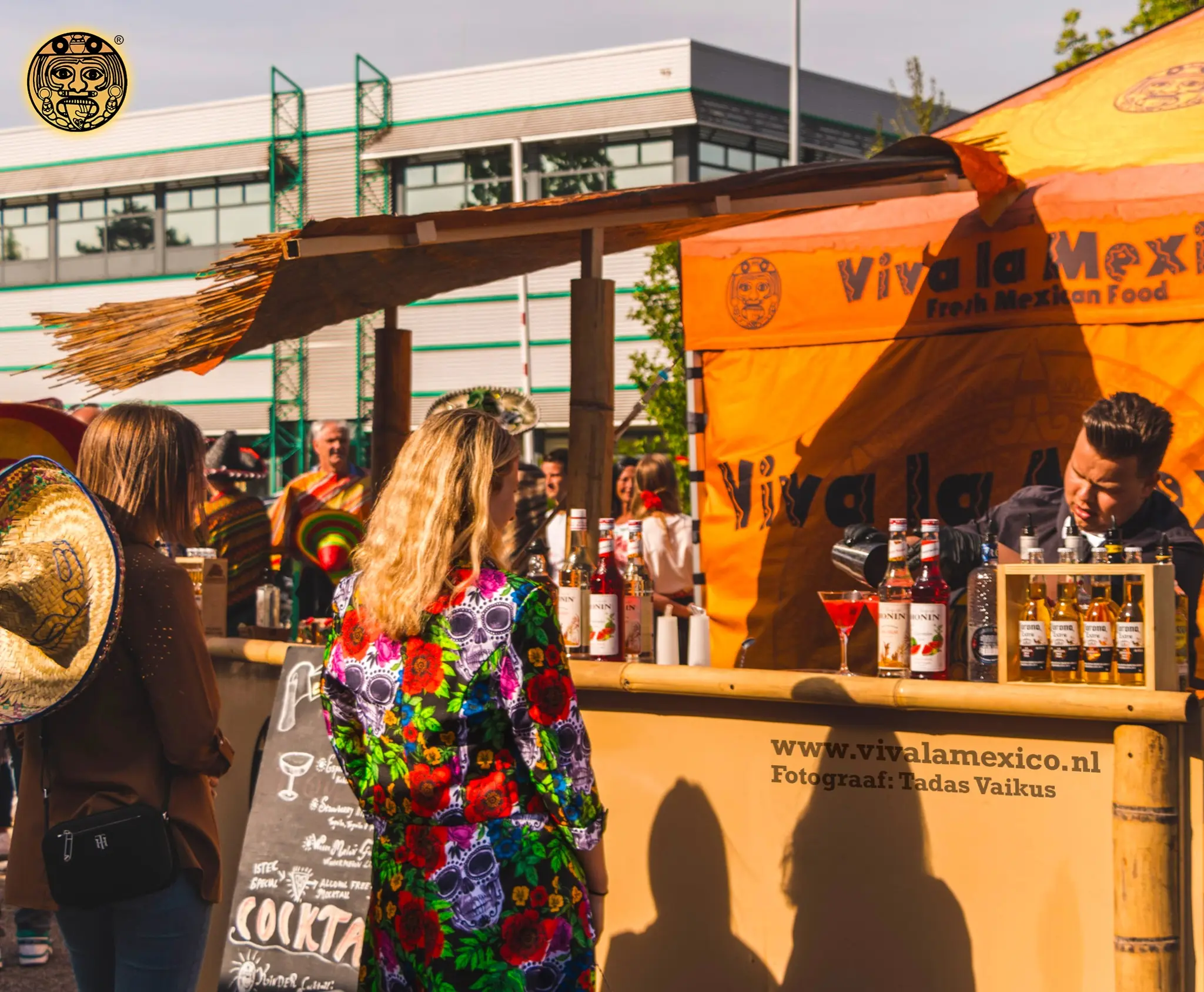 Mexicaanse foodtruck catering tijdens zakelijk evenement in Rotterdam, Zuid-Holland