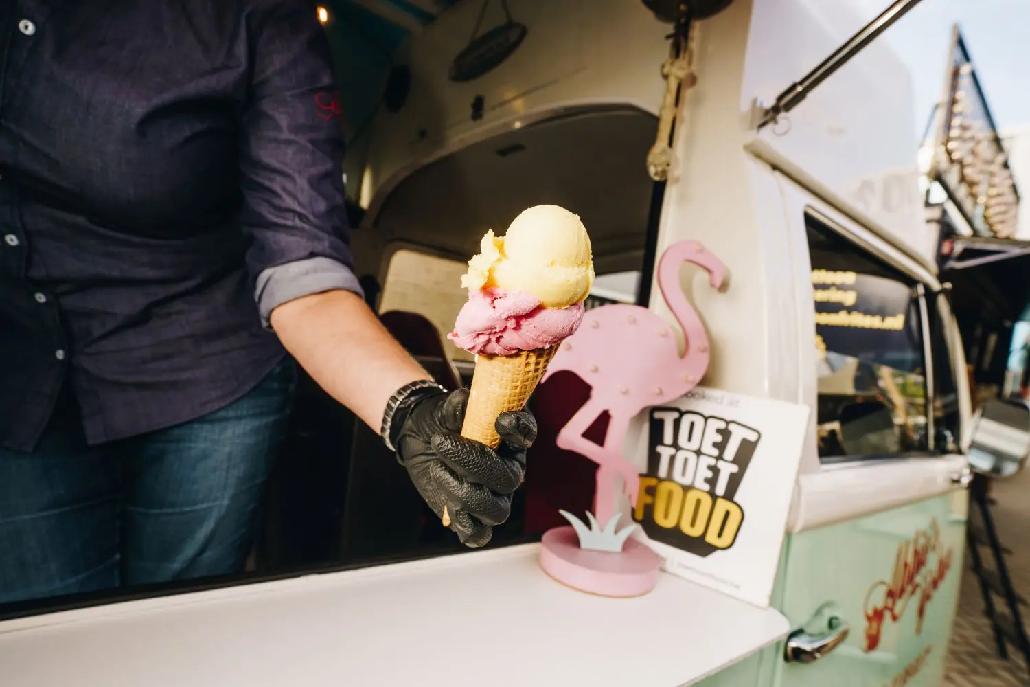 Dessert uit foodtruck